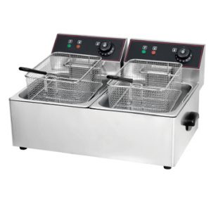 2-Tank 2-Basket Electric Fryer