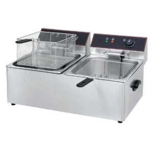 2-Tank 2-Basket Electric Fryer