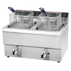 2-Tank 2-Basket Electric Fryer