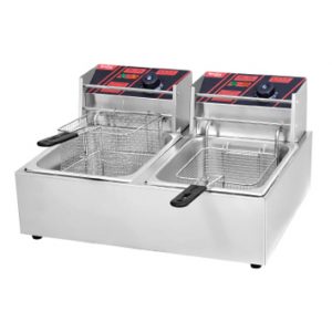 2-Tank 2-Basket Electric Fryer