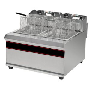 2-Tank 2-Basket Electric Fryer