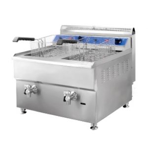 2-Tank 2-Basket Electric Fryer
