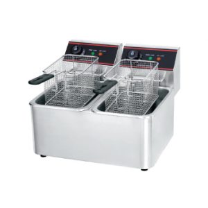 2-Tank 2-Basket Electric Fryer