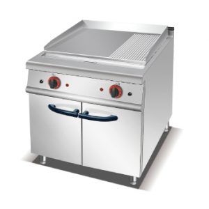 Electric Griddle (2/3Flat&1/3Grooved) With Cabinet