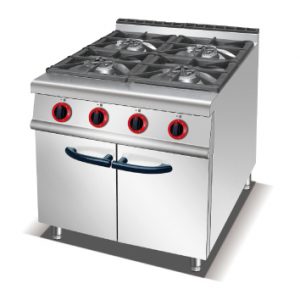 Gas 4-Burner Range With Cabinet