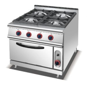 Gas 4-Burner Range With Gas/Electric Oven